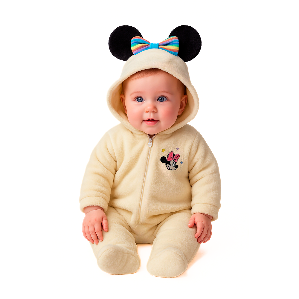 Kit 3 Mamelucos Para Niña Minnie Mouse