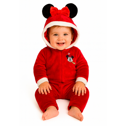 Mameluco Con Gorro Santa Disney Minnie