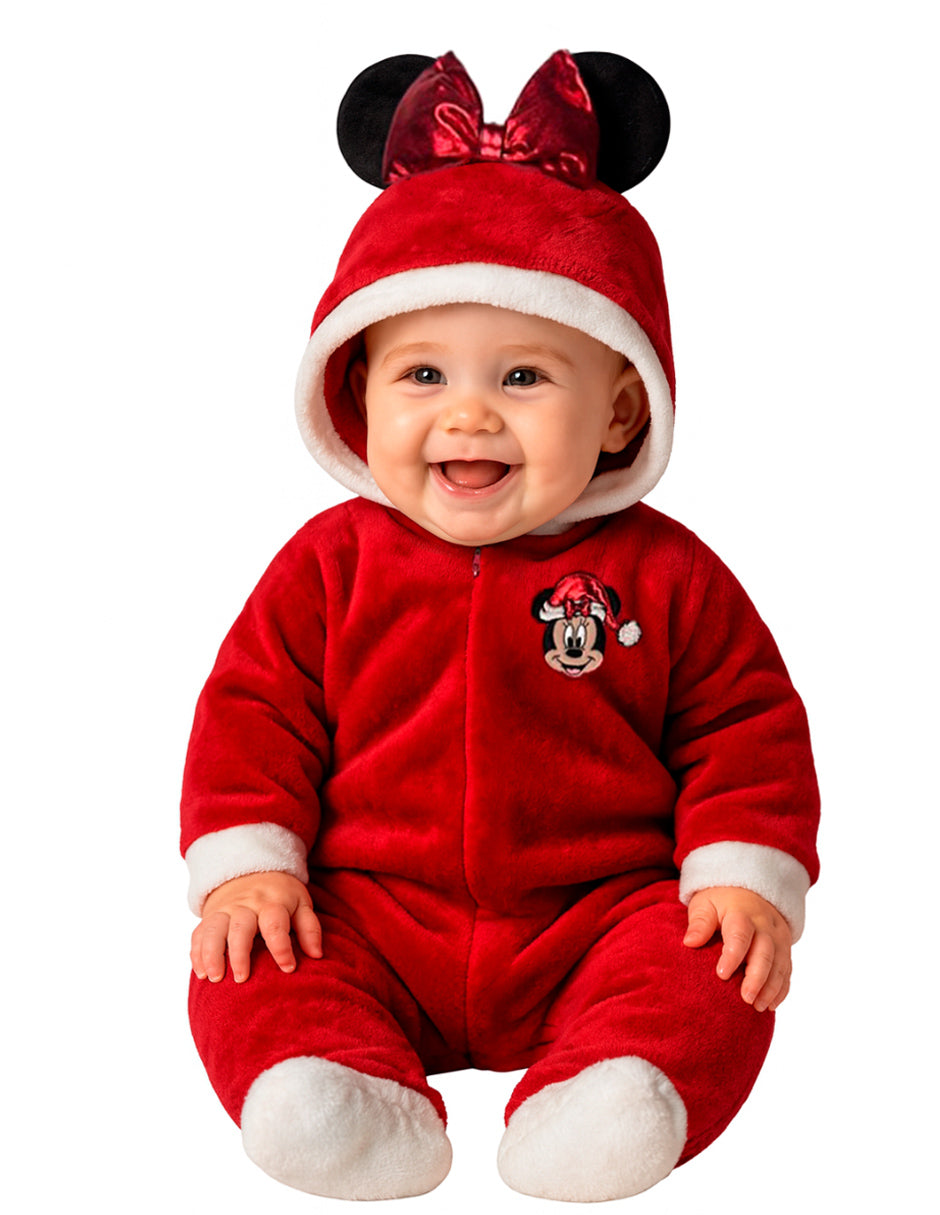 Kit 3 Mamelucos Navidad Minnie Santa, Olaf, Duende