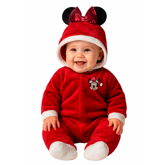 Mameluco Con Gorro Santa Disney Minnie