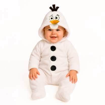 Kit 3 Mamelucos Disney para Bebé con Gorro Bordado Olaf, Lotso, Marie