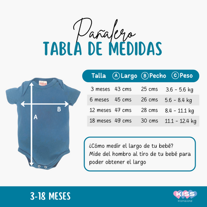 Pañalero estampado con gorro Disney Stitch