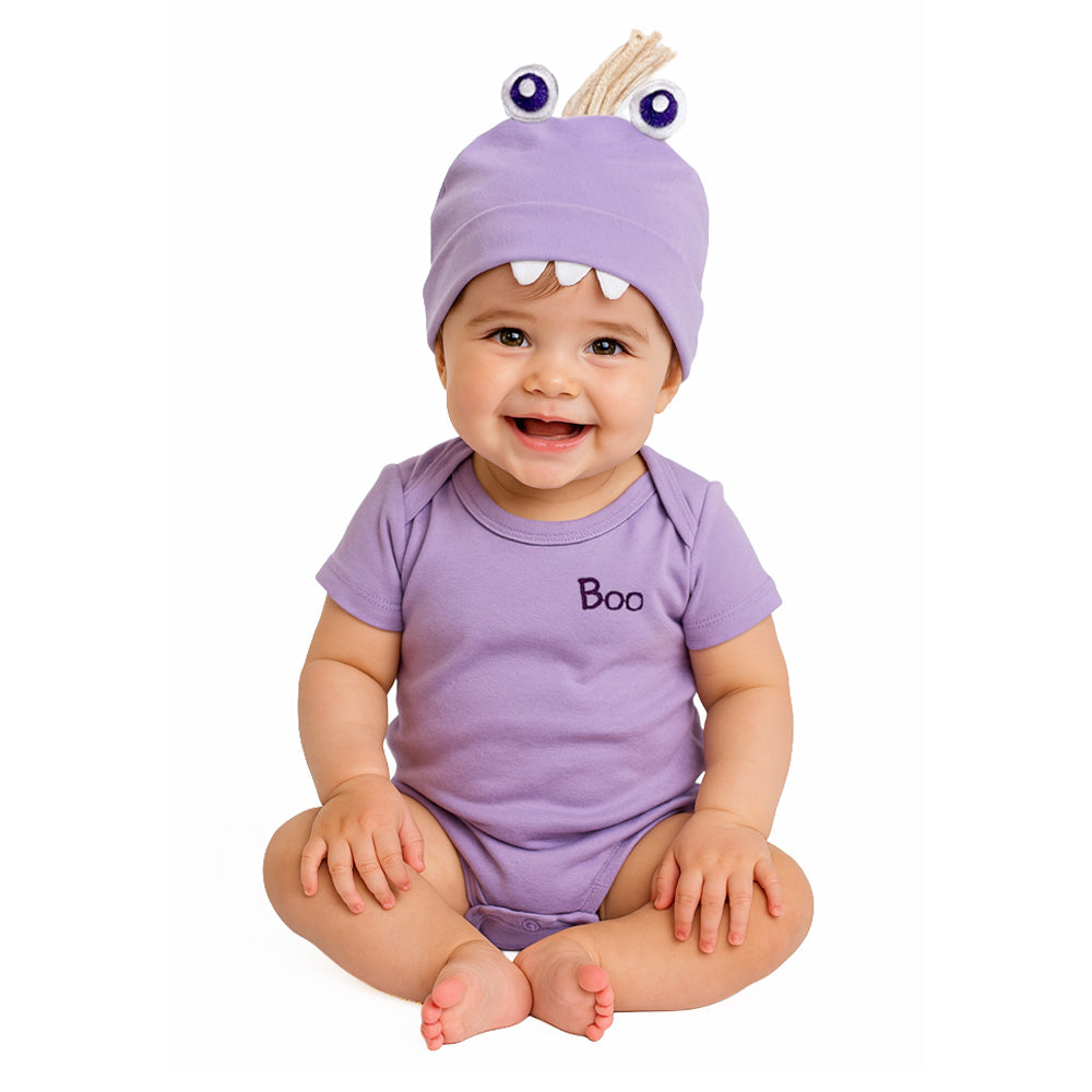 Pañalero Largo Algodón Con Gorro Aparte Disney Boo