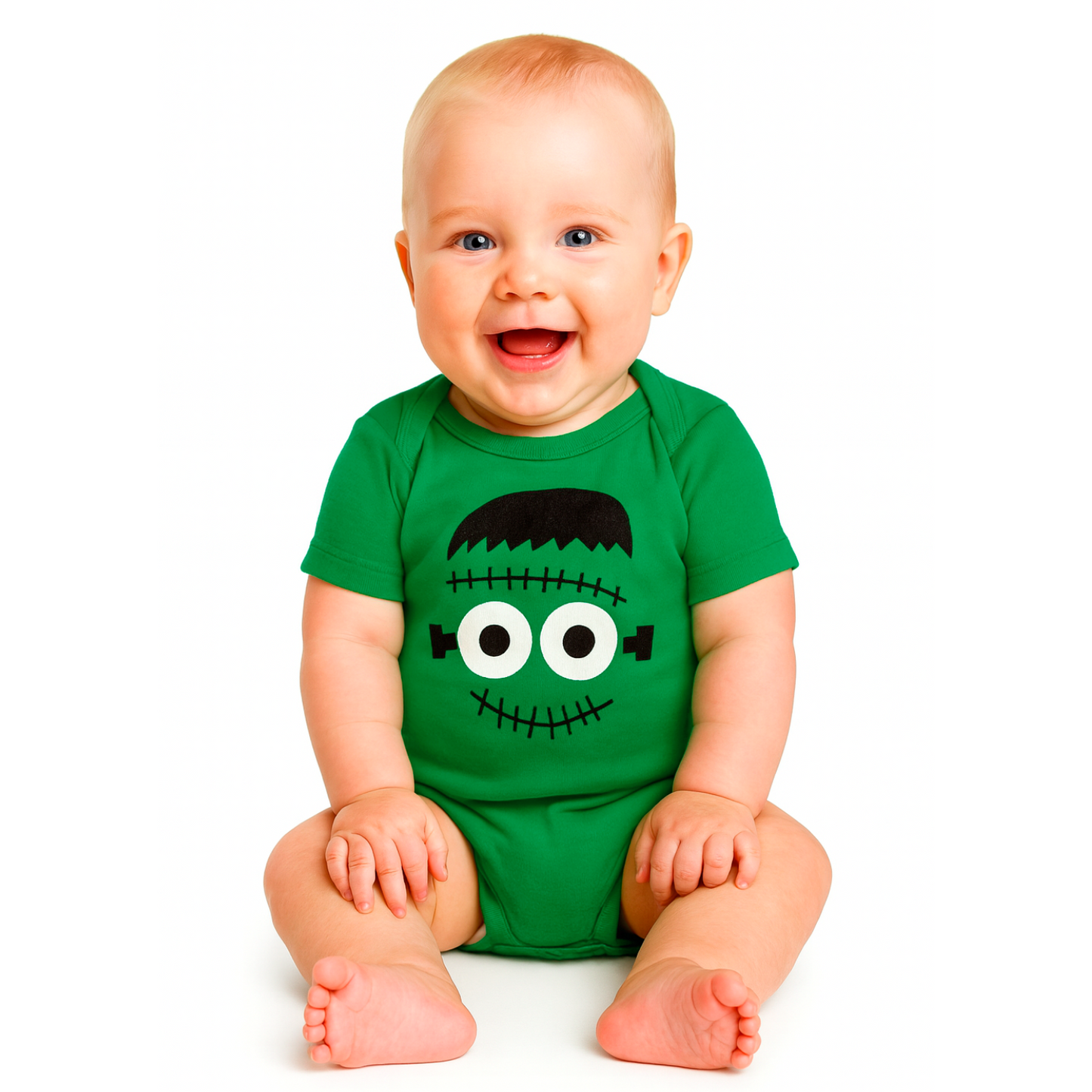 Pañalero Algodon Kiss para Bebé Estampado Halloween Frankeinsten