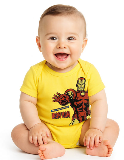 Pañalero Algodon Marvel para Bebé Estampado Ironman