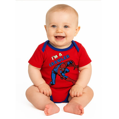 Pañalero Marvel Para Bebe Estampado Spiderman