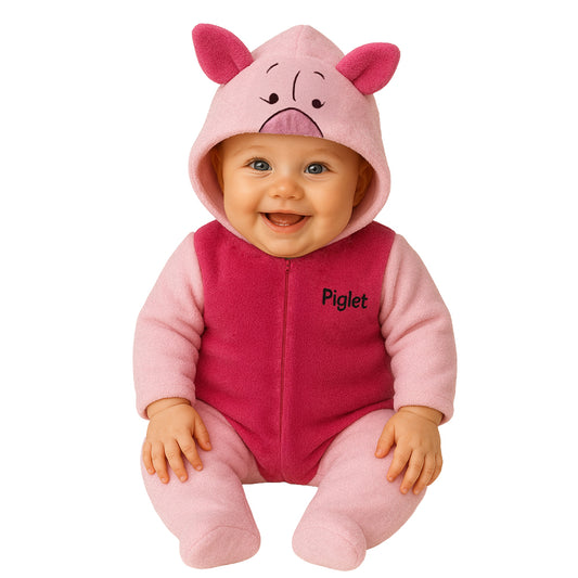 Mameluco Con Gorro Bordado Piglet