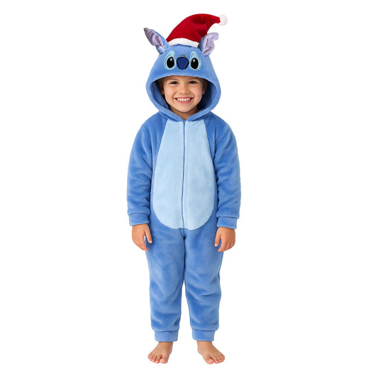 Mameluco Disney para Niño con Gorro Bordado Stitch Santa
