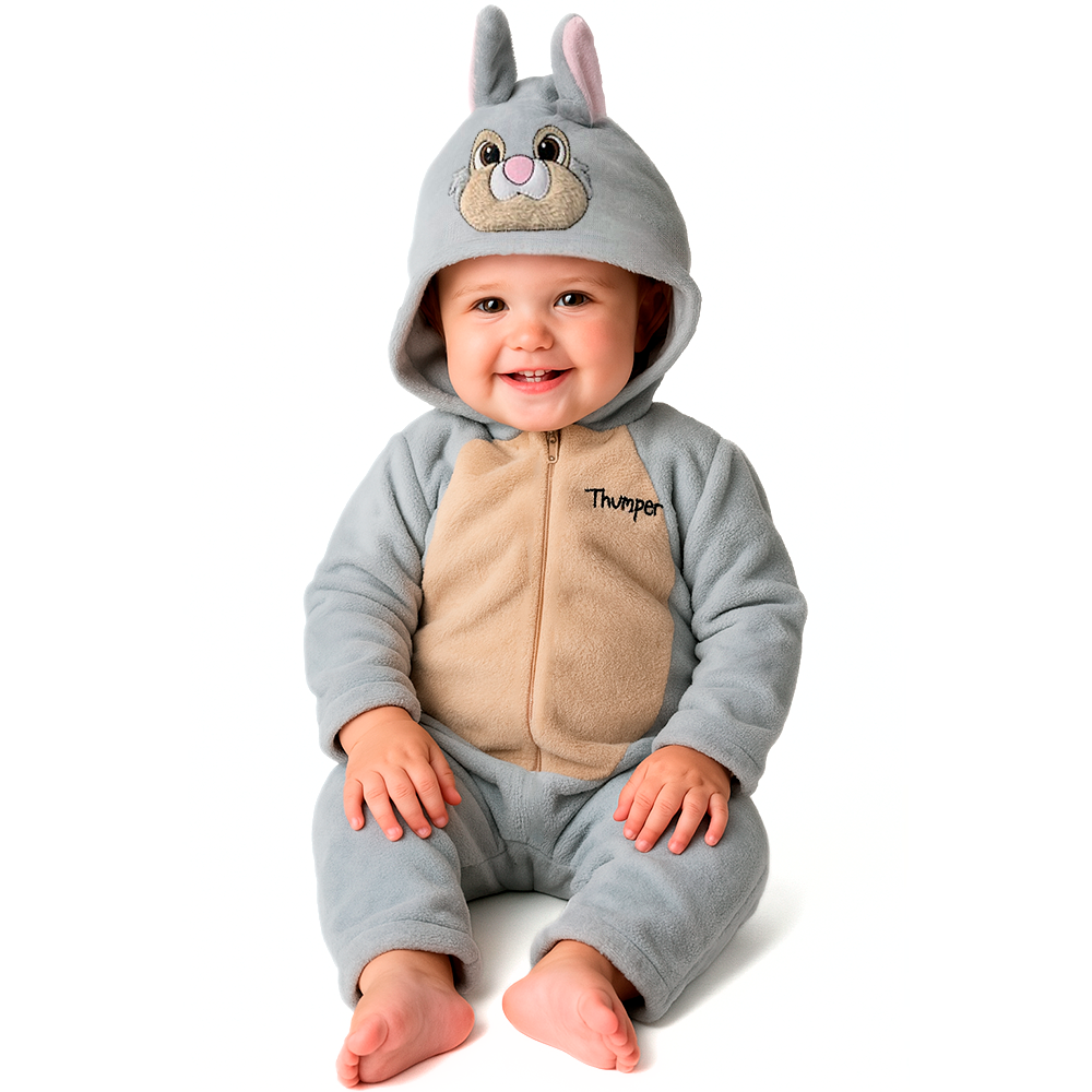 Kit 3 Mamelucos Disney Para Niña Angel, Thumper y Boo