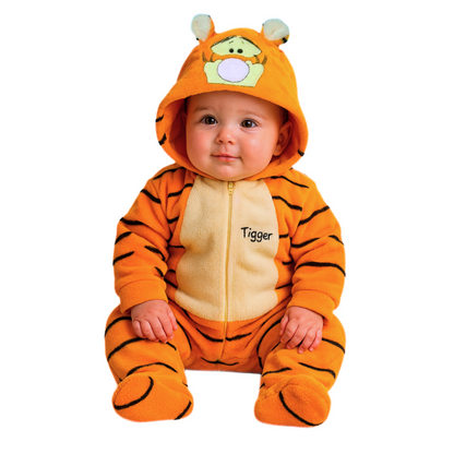 Kit 3 Mamelucos Disney para Bebé con Gorro Bordado Donald, Tigger, Mickey Mouse