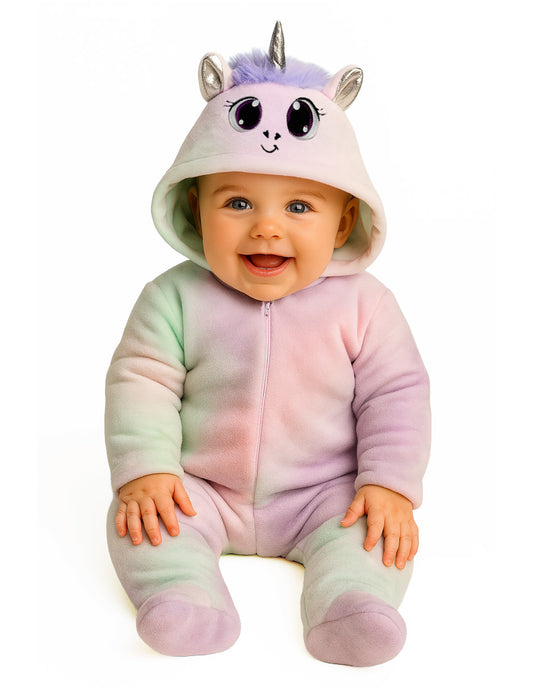 Mameluco Kiss para Bebé con Gorro Unicornio