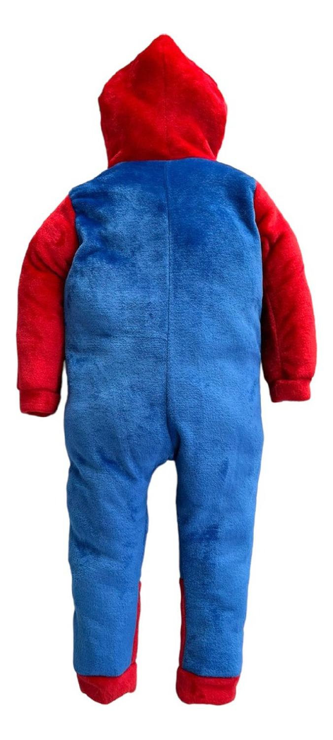 Mameluco Marvel Niño Con Gorro Bordado Spiderman
