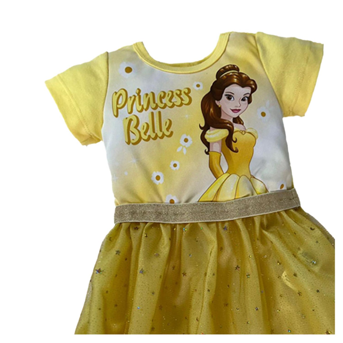 Vestido sublimado manga corta Disney Princess Bella