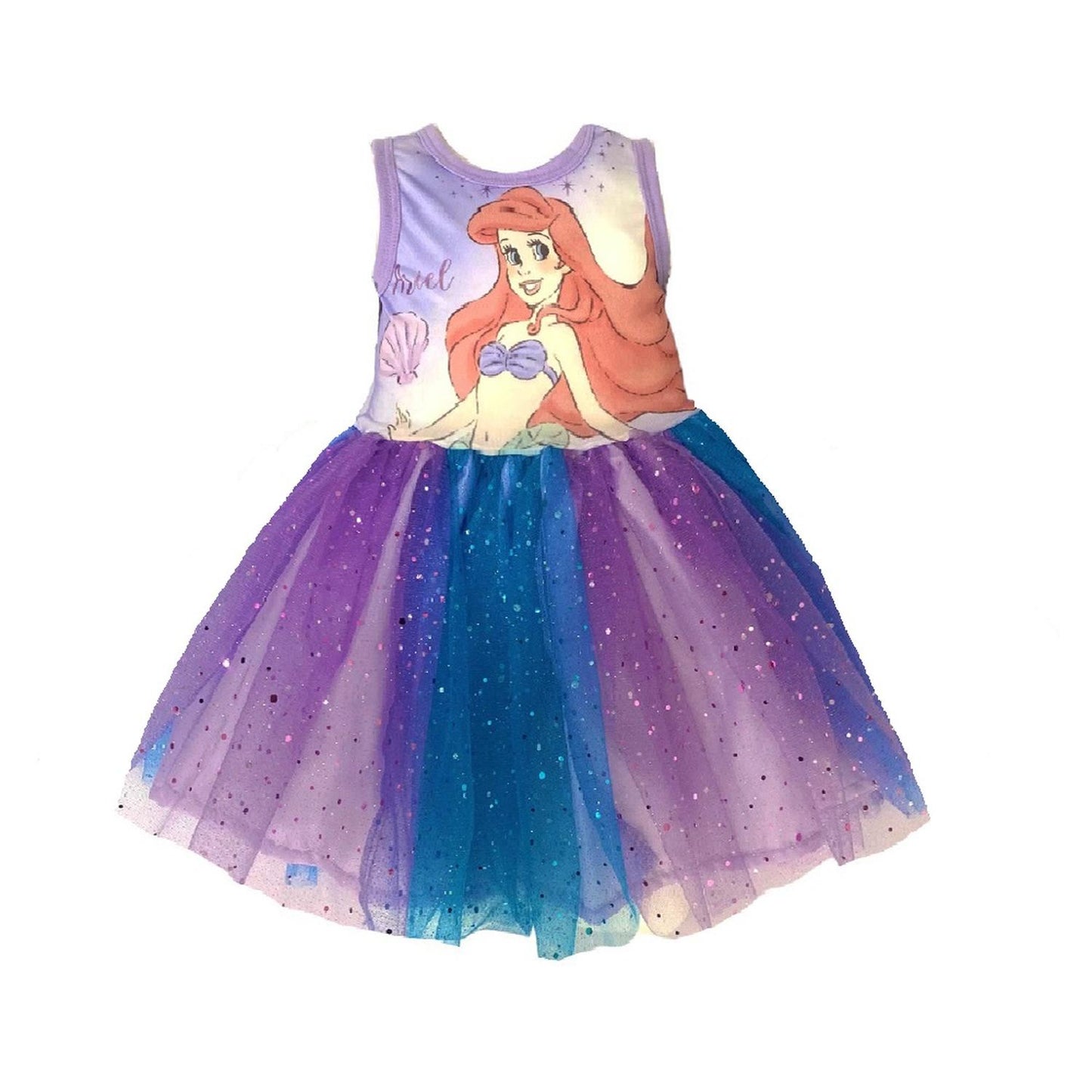 Kit 3 Vestidos Disney Cencicienta, Frozen Ariel