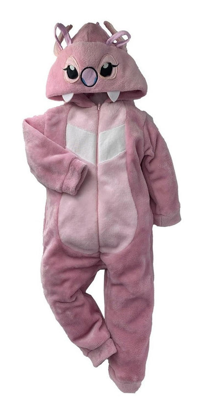 Kit 2 Mamelucos Disney para Niña con Gorro Bordado Ángel y Boo