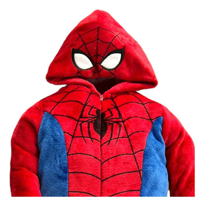 Mameluco Marvel Niño Con Gorro Bordado Spiderman