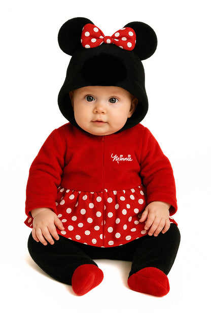 Kit 3 Mamelucos Disney para Bebé con Gorro Bordado Boo, Minnie, Hamm