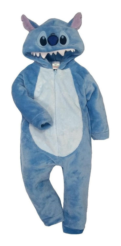 Kit 3 Mamelucos Disney para Niño con Gorro Bordado Thumper, Mickey, Stitch