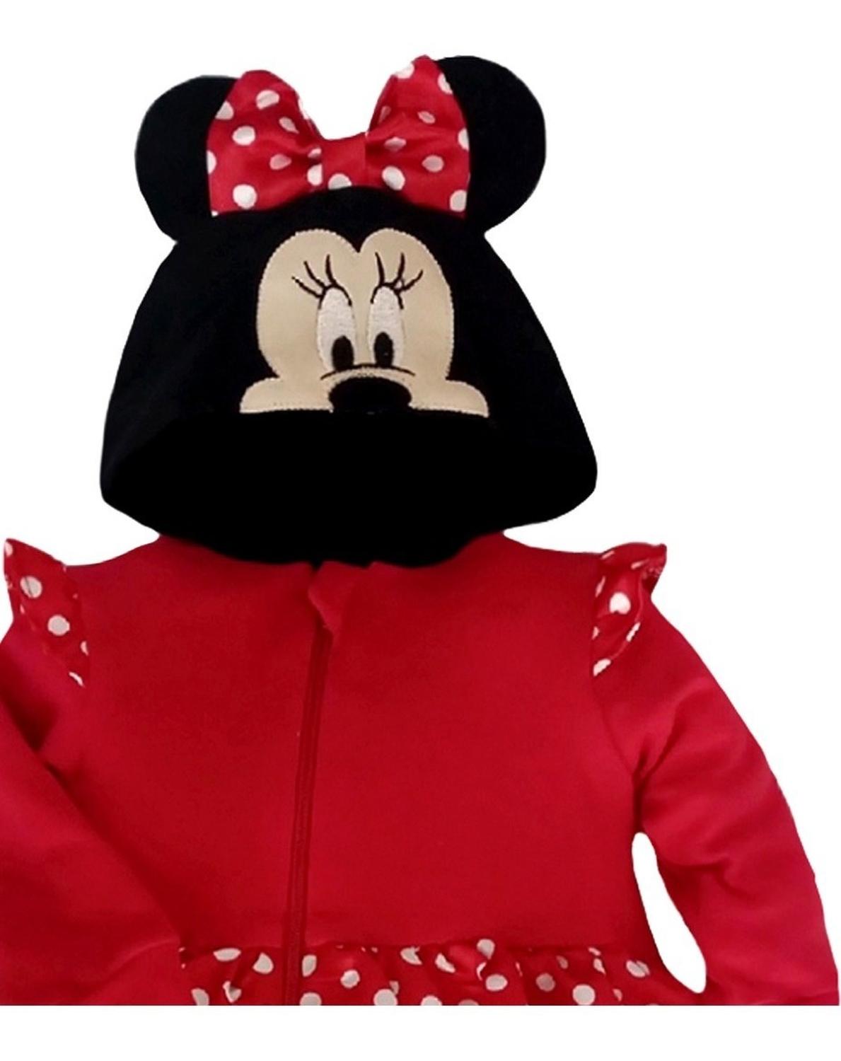 Mameluco Algodón Disney para Bebé con Gorro Bordado Minnie Mouse Premium