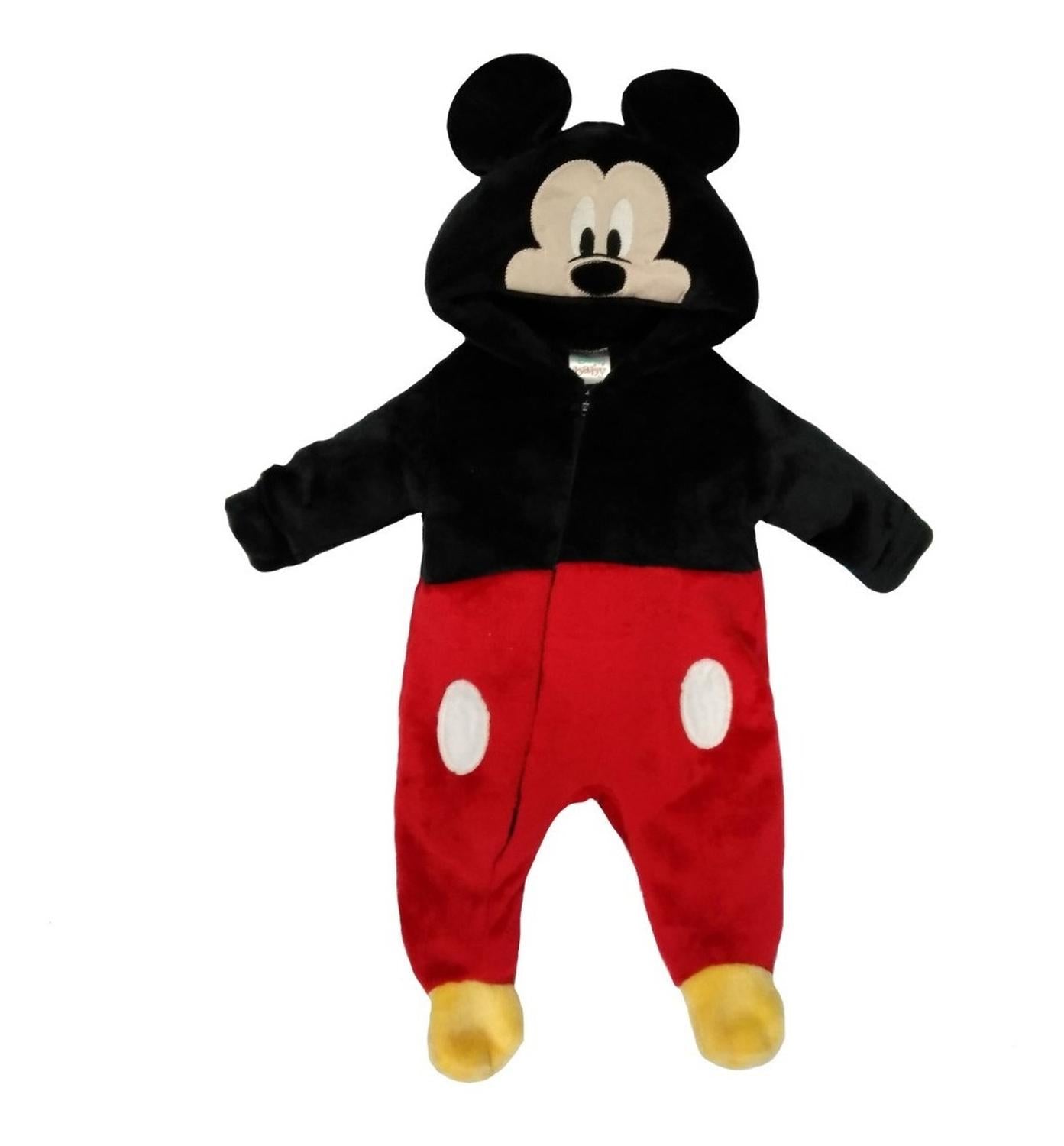 Mameluco Disney para Bebé con Gorro Bordado Mickey Carita