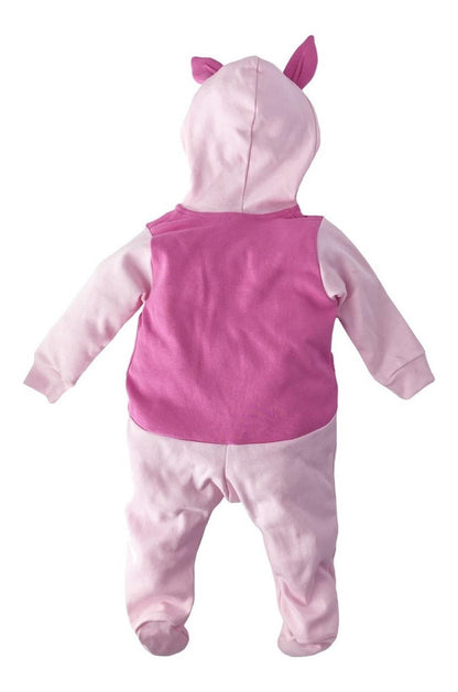 Mameluco Algodón Disney para Bebé con Gorro Bordado Piglet Premium