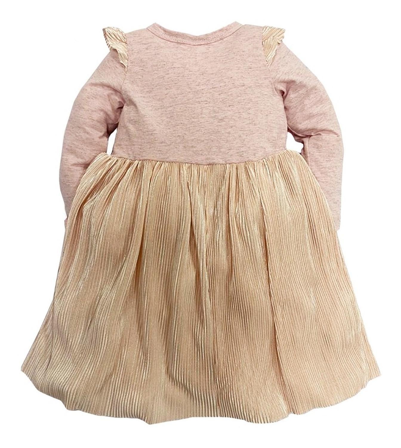Vestido Estampado Manga Larga Disney Winnie Pooh