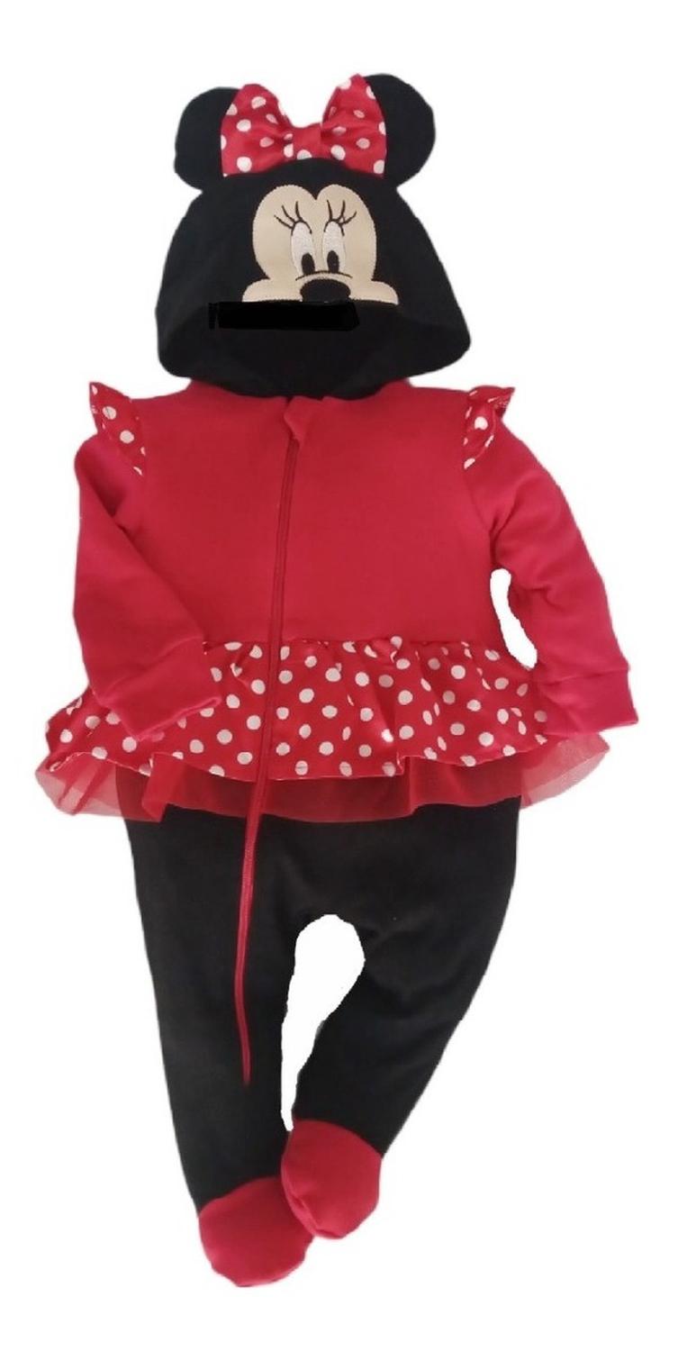 Kit 3 Mamelucos Algodón Disney para Bebé Piglet, Minnie, Angel Premium