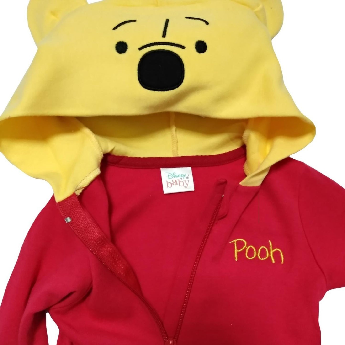 Mameluco Algodon Disney para Bebé con Gorro Bordado Winnie Pooh Premium