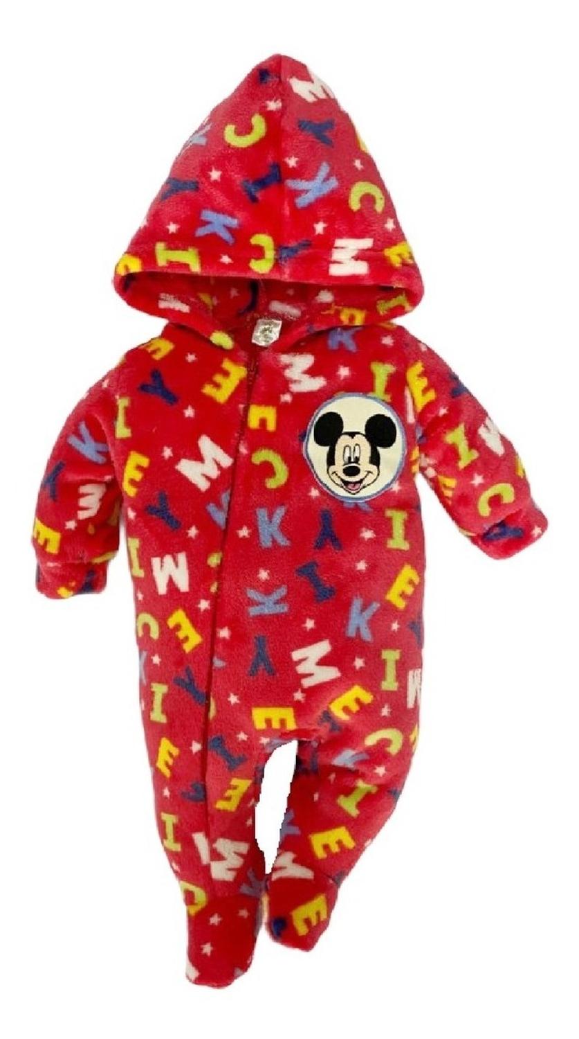 Kit 3 Mamelucos Disney para Bebé Bordado Mickey Mouse