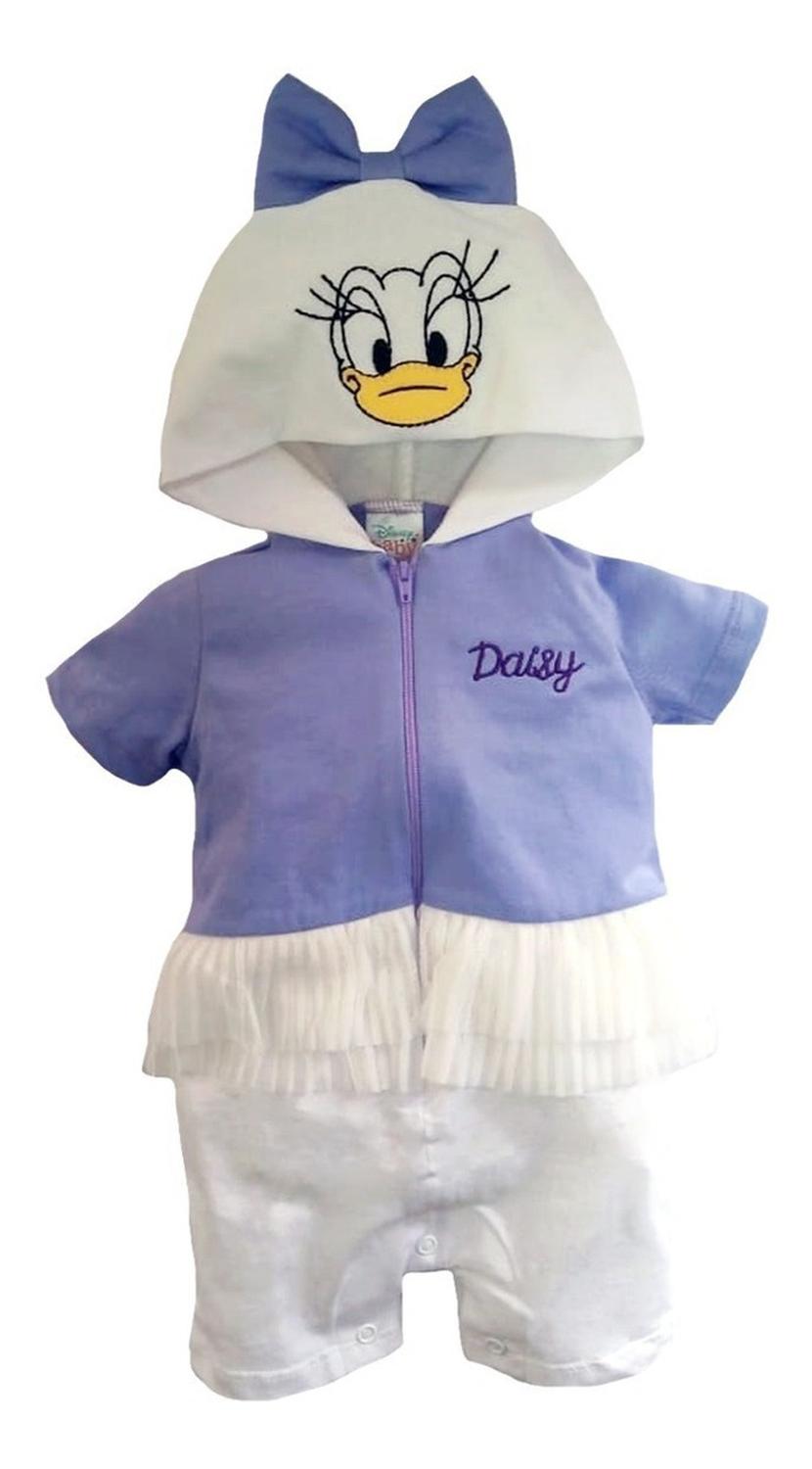 Kit 4 Pañaleros Algodon Disney para Bebé con Gorro Bordado Hamm, Daisy, Eeyore, Angel