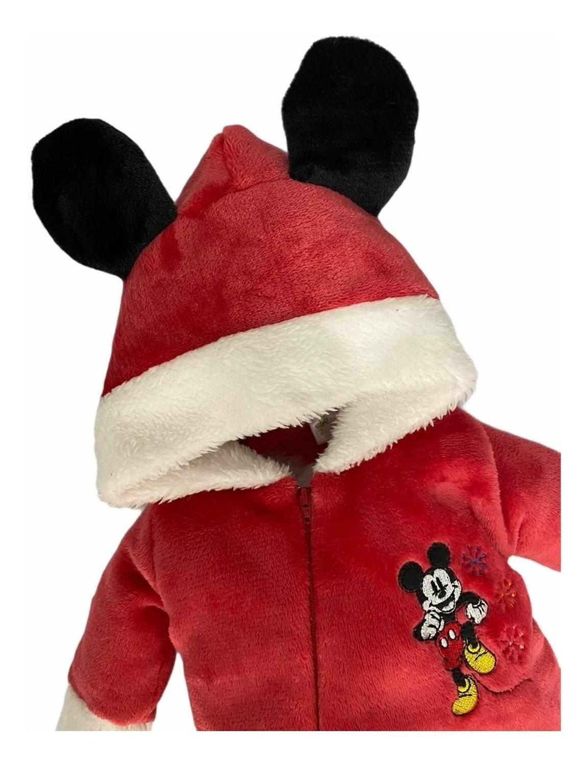 Mameluco Disney para Bebé Bordado con Gorro Mickey Mouse Santa Claus