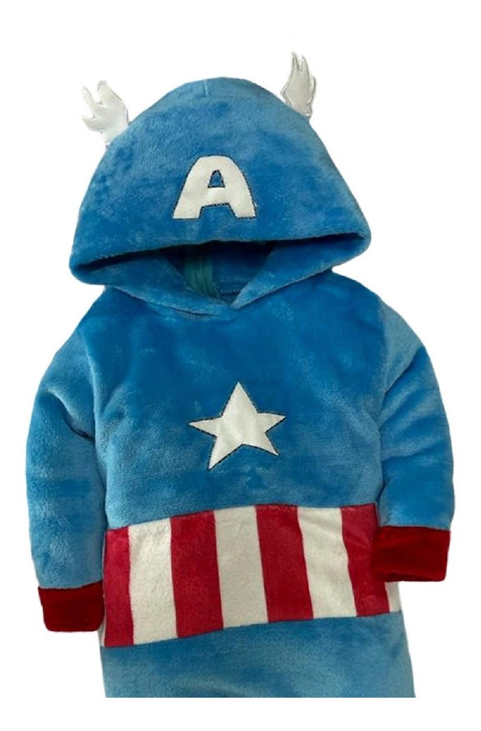 Mameluco Marvel para Niño con Gorro Bordado Capitán América
