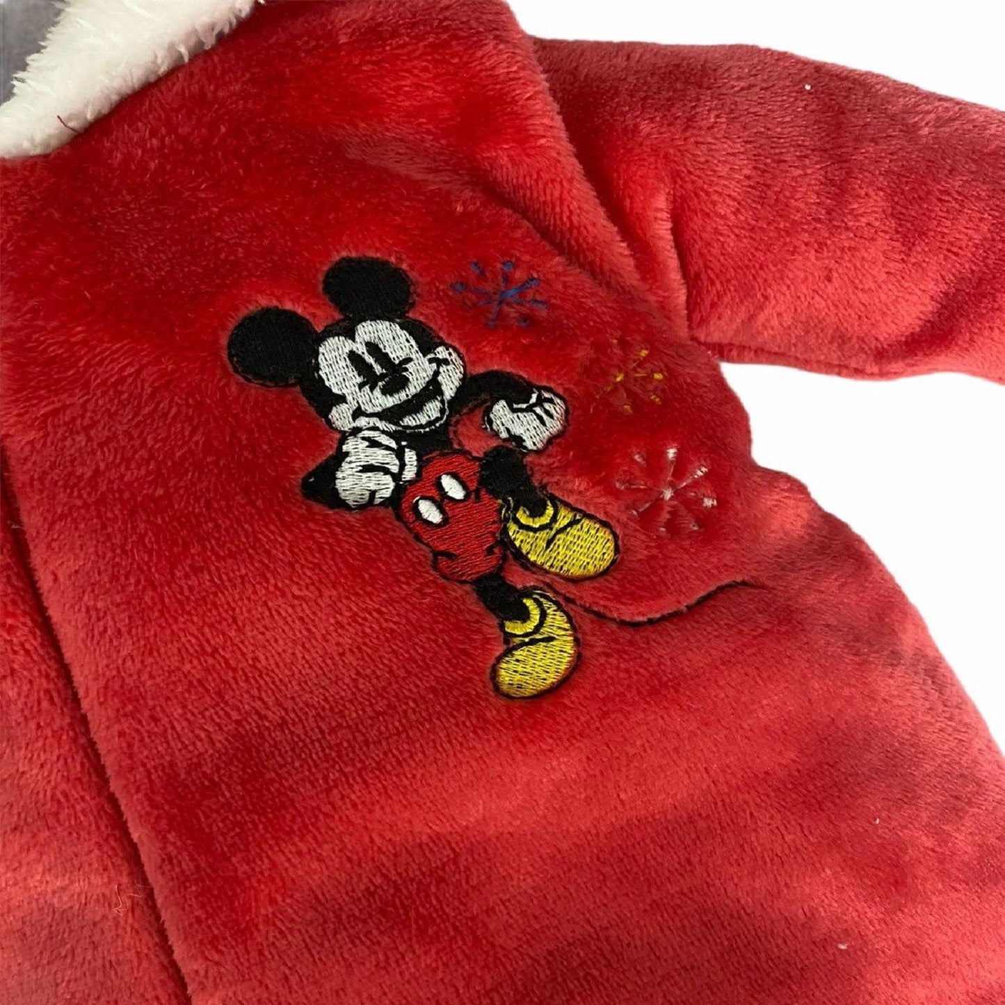 Mameluco Disney para Bebé Bordado con Gorro Mickey Mouse Santa Claus