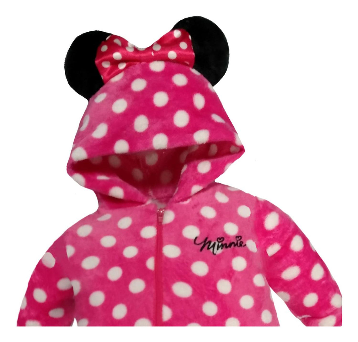 Mameluco Disney Minnie Con Gorro Bolitas