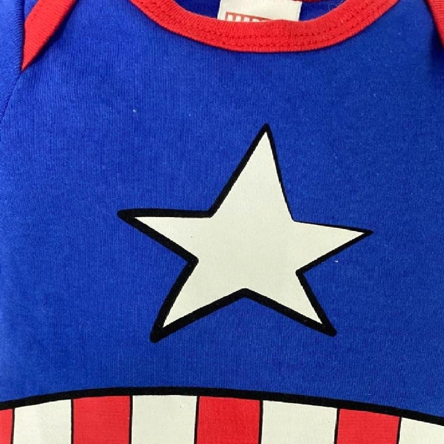 Pañalero Algodón Marvel para Bebé con Gorro Estampado Capitán América