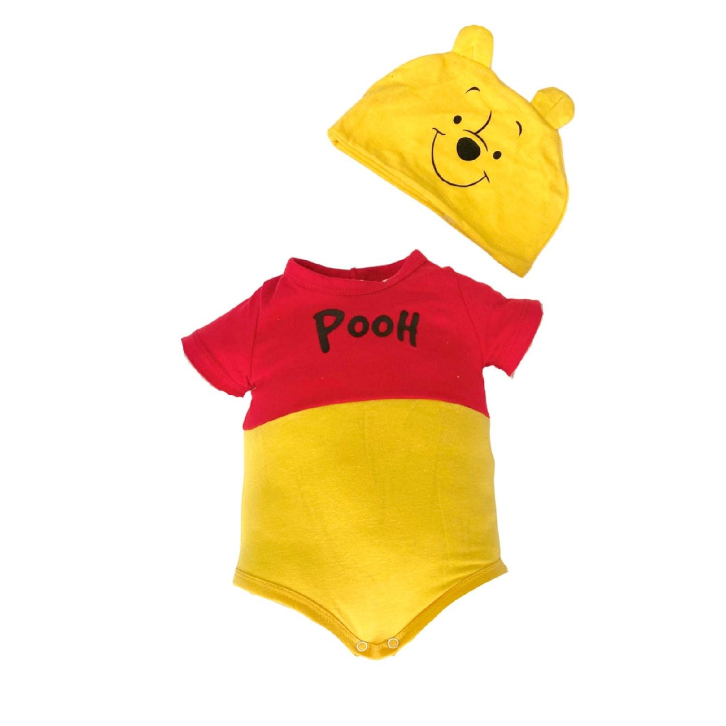 Pañalero Algodon Disney para Bebé con Gorro Bordado Winnie Pooh