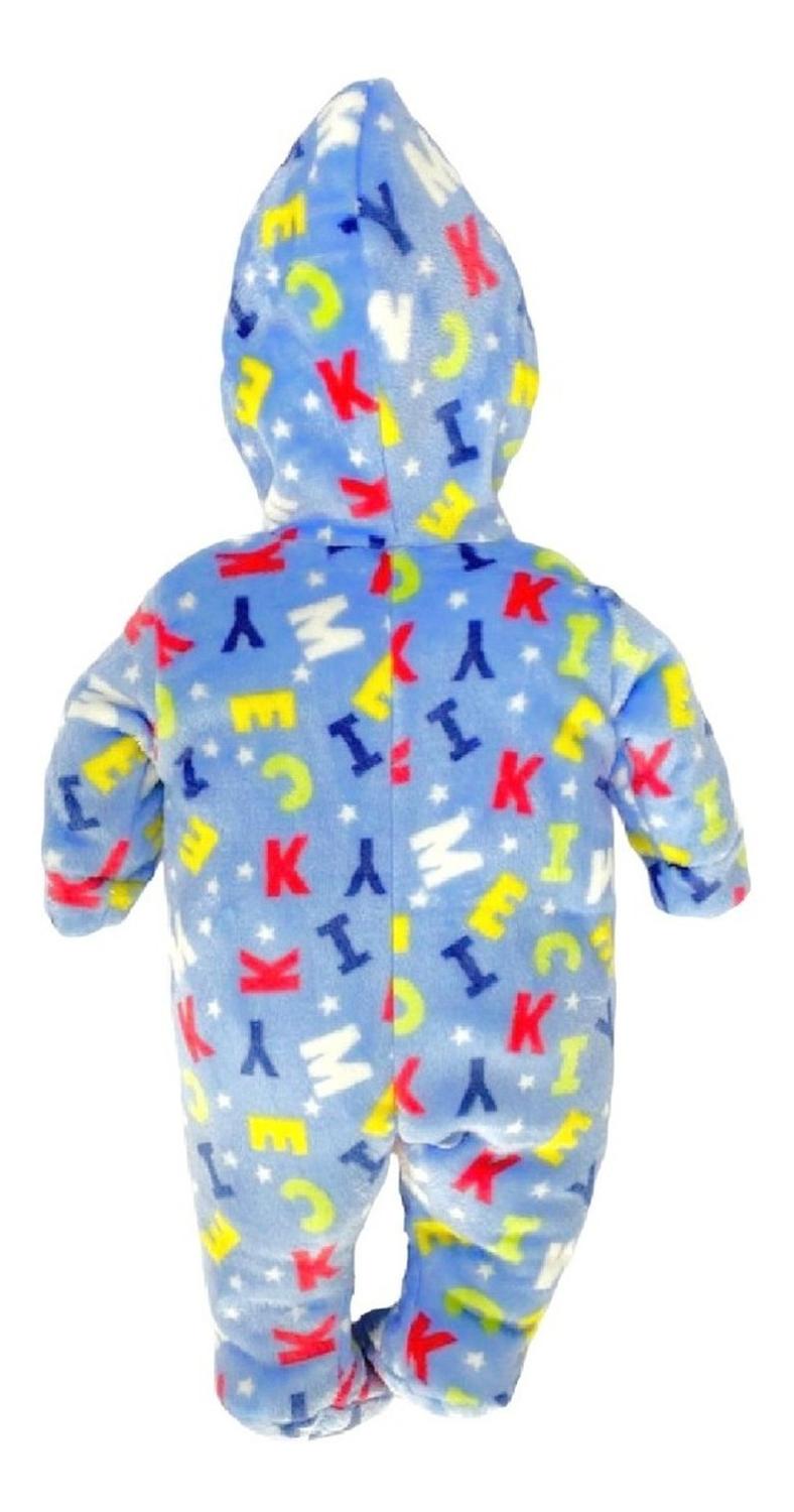 Mameluco Disney Mickey Mouse Estampada Siluetas Con Gorro