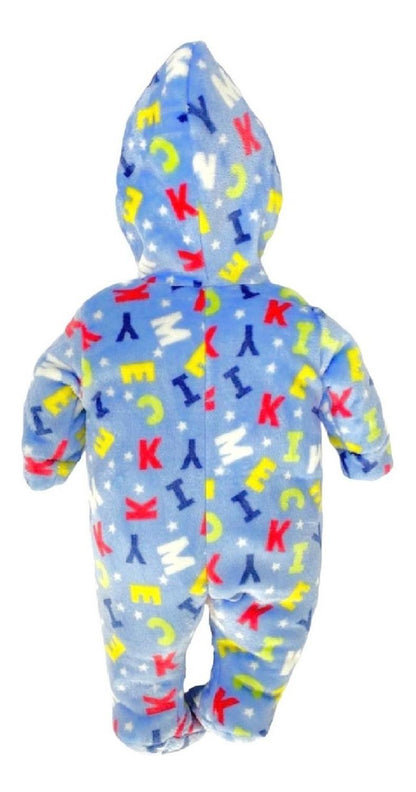 Mameluco Disney Mickey Mouse Estampada Siluetas Con Gorro