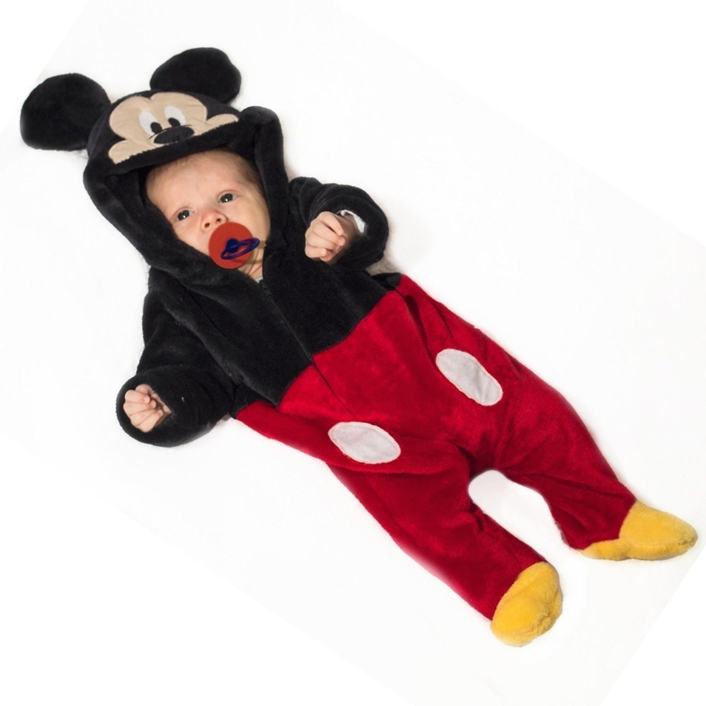 Mameluco Disney para Bebé con Gorro Bordado Mickey Carita