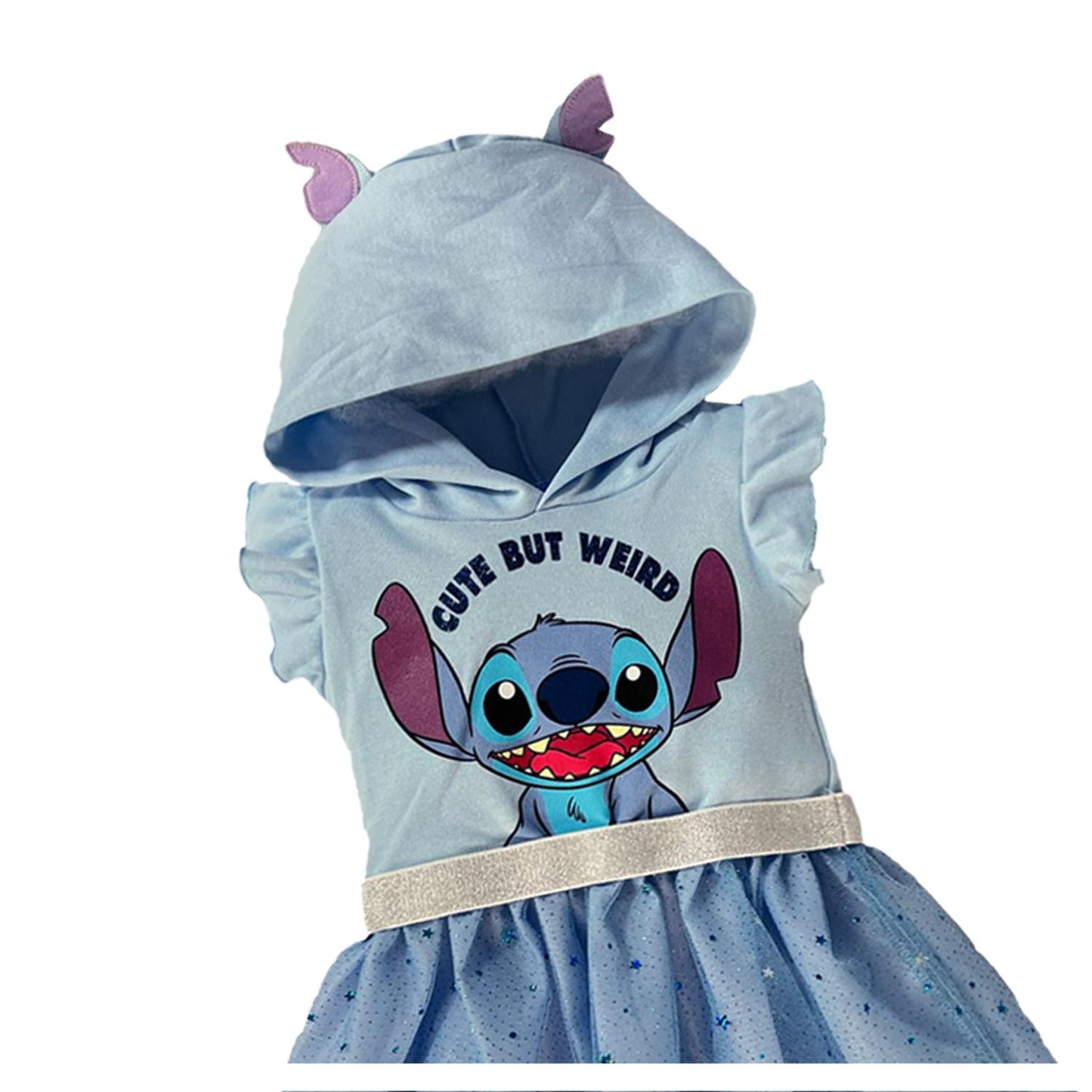 Vestido estampado con gorro Disney Stitch