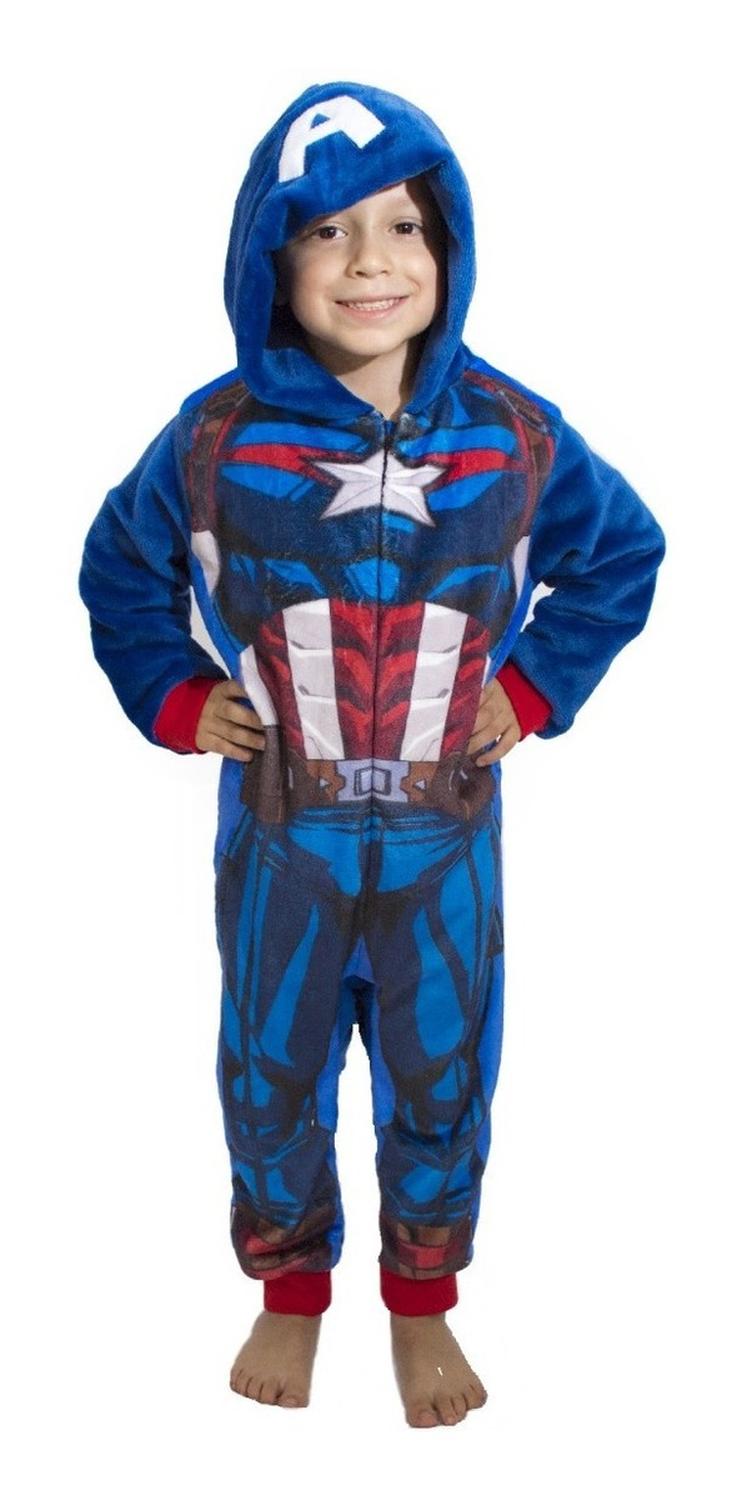 Kit 3 Mamelucos Marvel para Niño con Gorro Bordado Capitán América, Miles Morales, Ironman