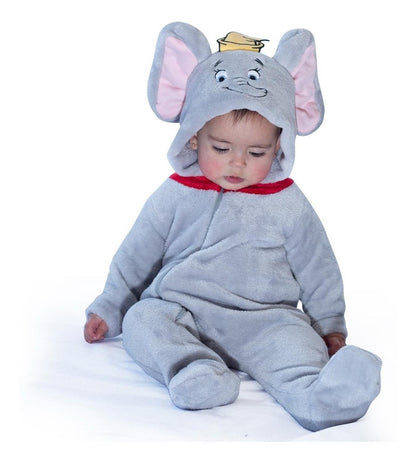 Mameluco Disney Con Gorro Bordado Dumbo