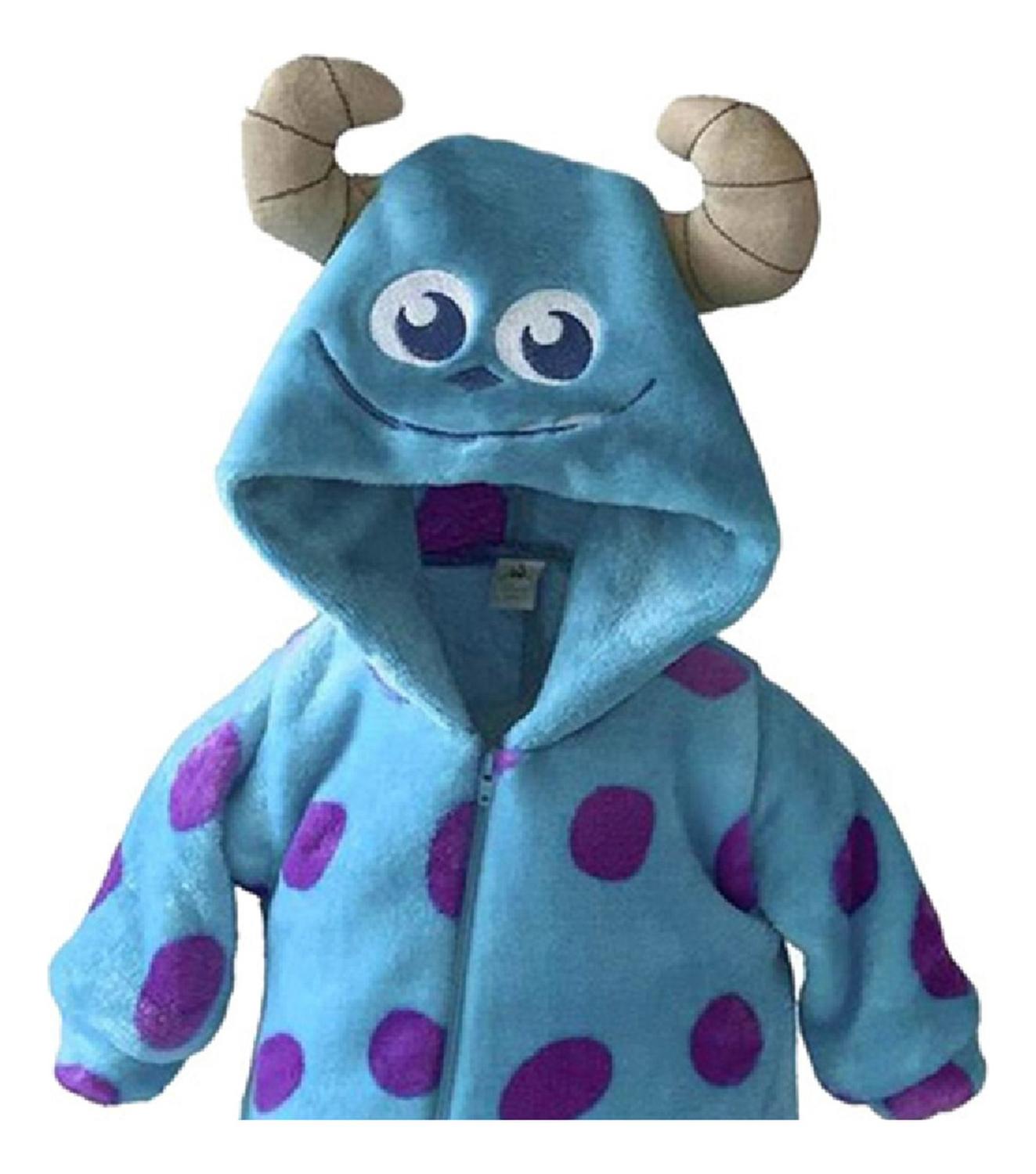 Mameluco Monsters Inc Con Gorro Bordado Disney Kiss