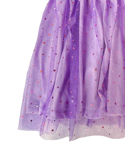 Vestido manga corta con sublimando enfrente Disney Anna