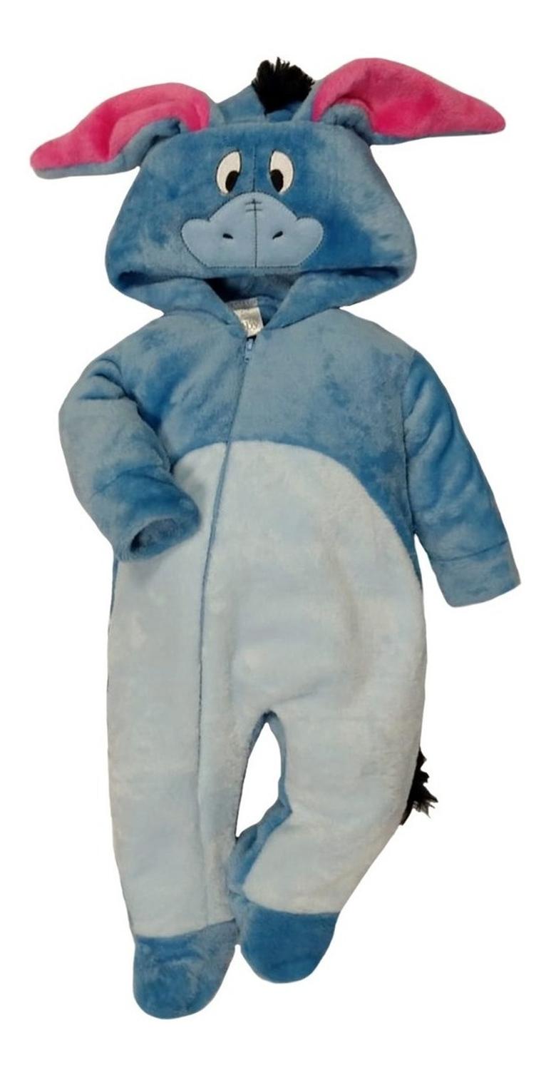 Kit 3 Mamelucos Disney para Bebé con Gorro Bordado Pumba, Eeyore Carita, Mickey