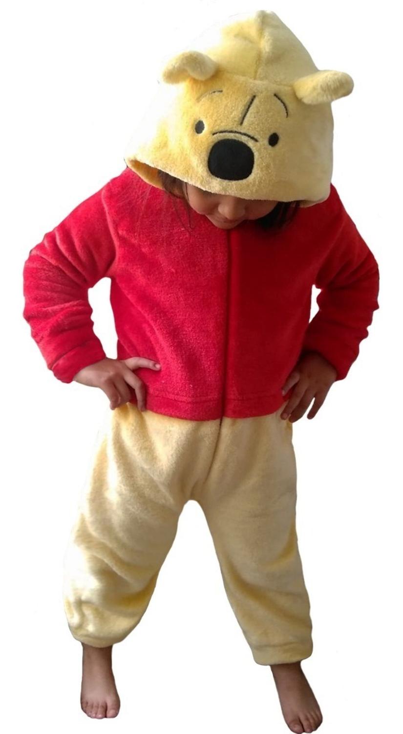 Kit 3 Mamelucos Disney para Niña con Gorro Bordado Tigger, Winnie Pooh, Piglet