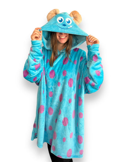 Maxi Sudadera Adulto con Gorro Bordado Disney Sulley