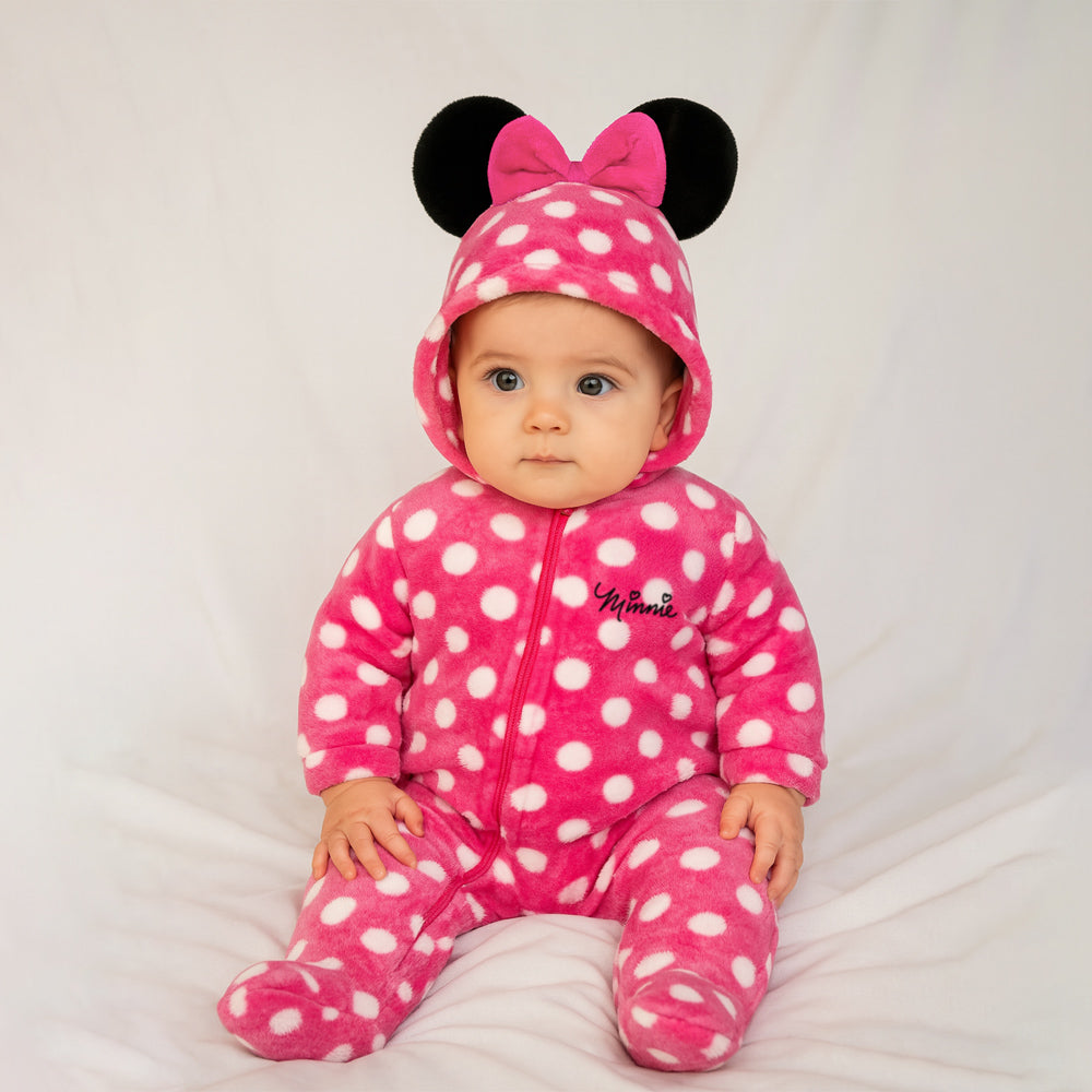 Mameluco Bordado con gorro Disney Minnie Dots