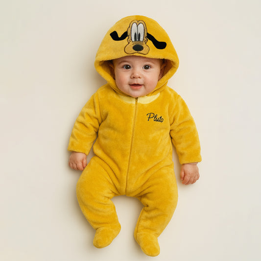 Mameluco Con Gorro Bordado Disney Pluto
