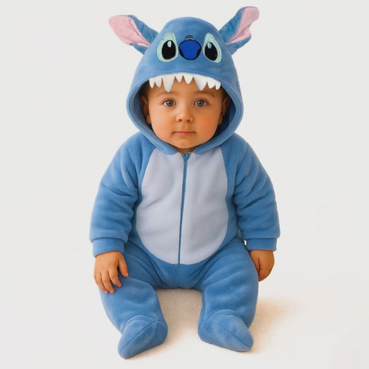 Mameluco Con Gorro Stitch
